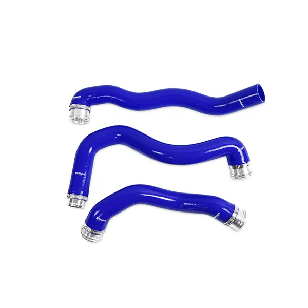 MMHOSE-F2D-08BL – MISHIMOTO Engine Hose Kit, Blue Silicone With Three Hoses/ Four CNC Aluminum Couplers/ Four Stainle...